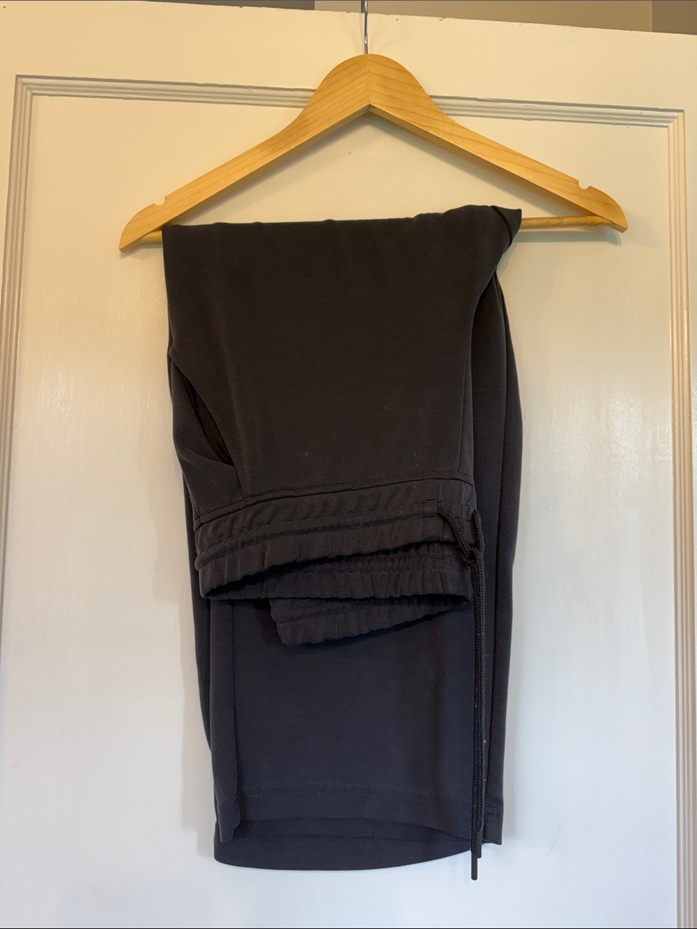 Athleta super soft black mid length pants
